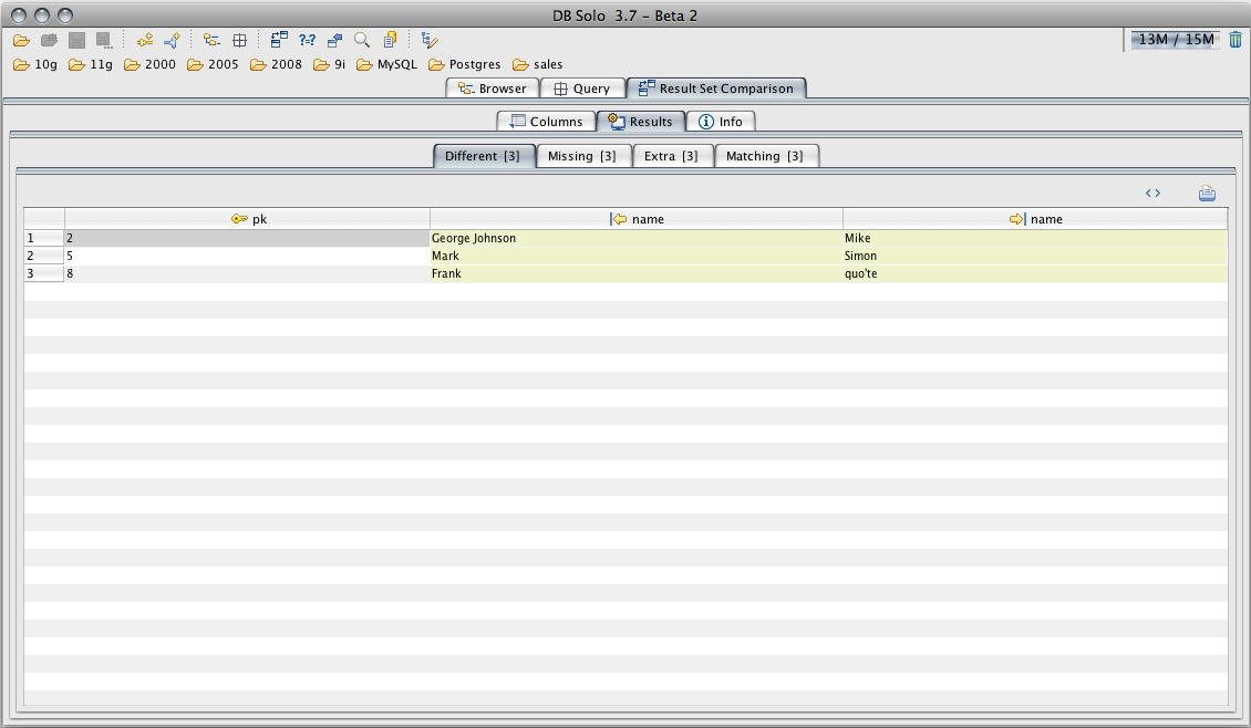 Select Result Sets